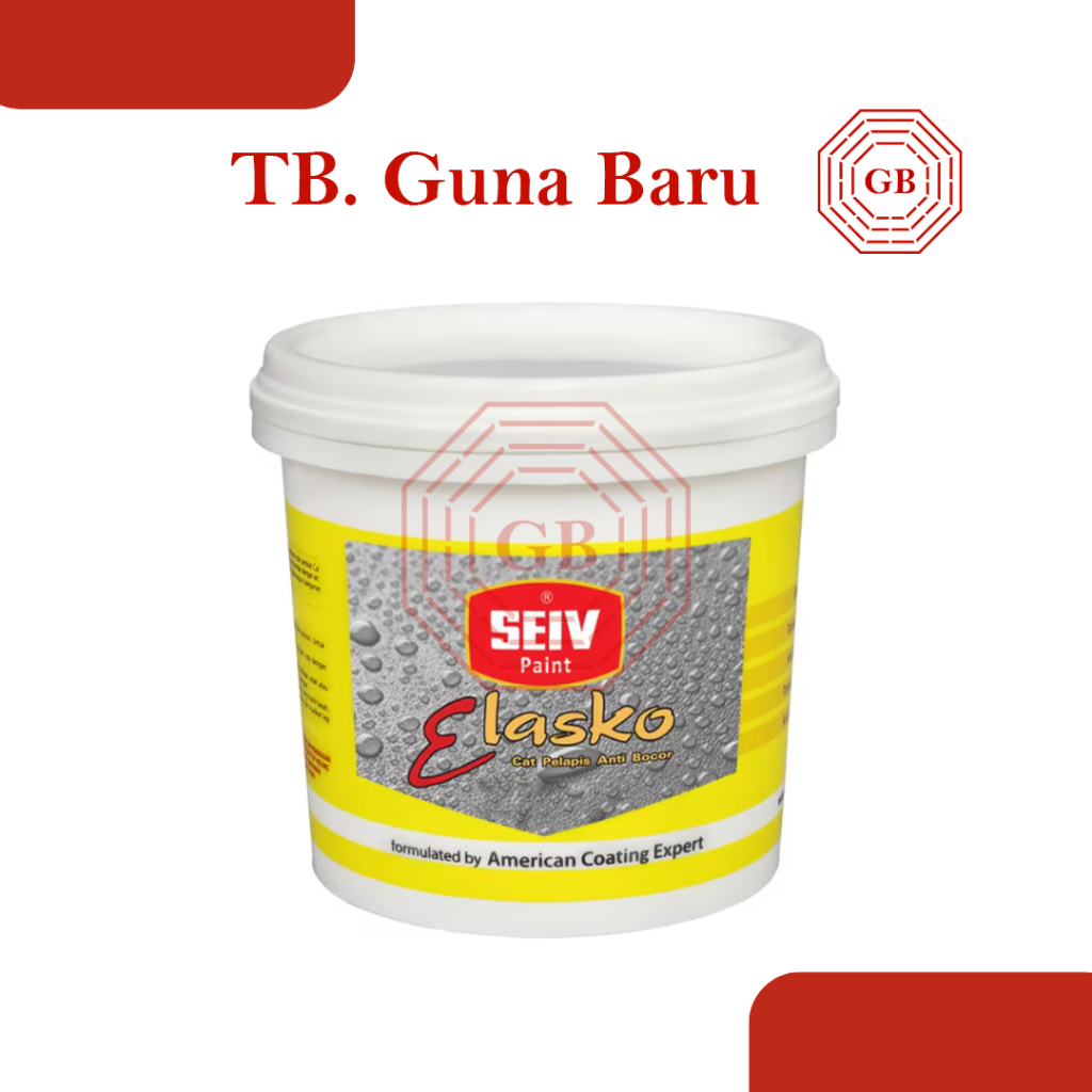 Cat Waterproofing / Cat Tembok / Cat Pelapis Anti Bocor Seiv Elasko 1KG