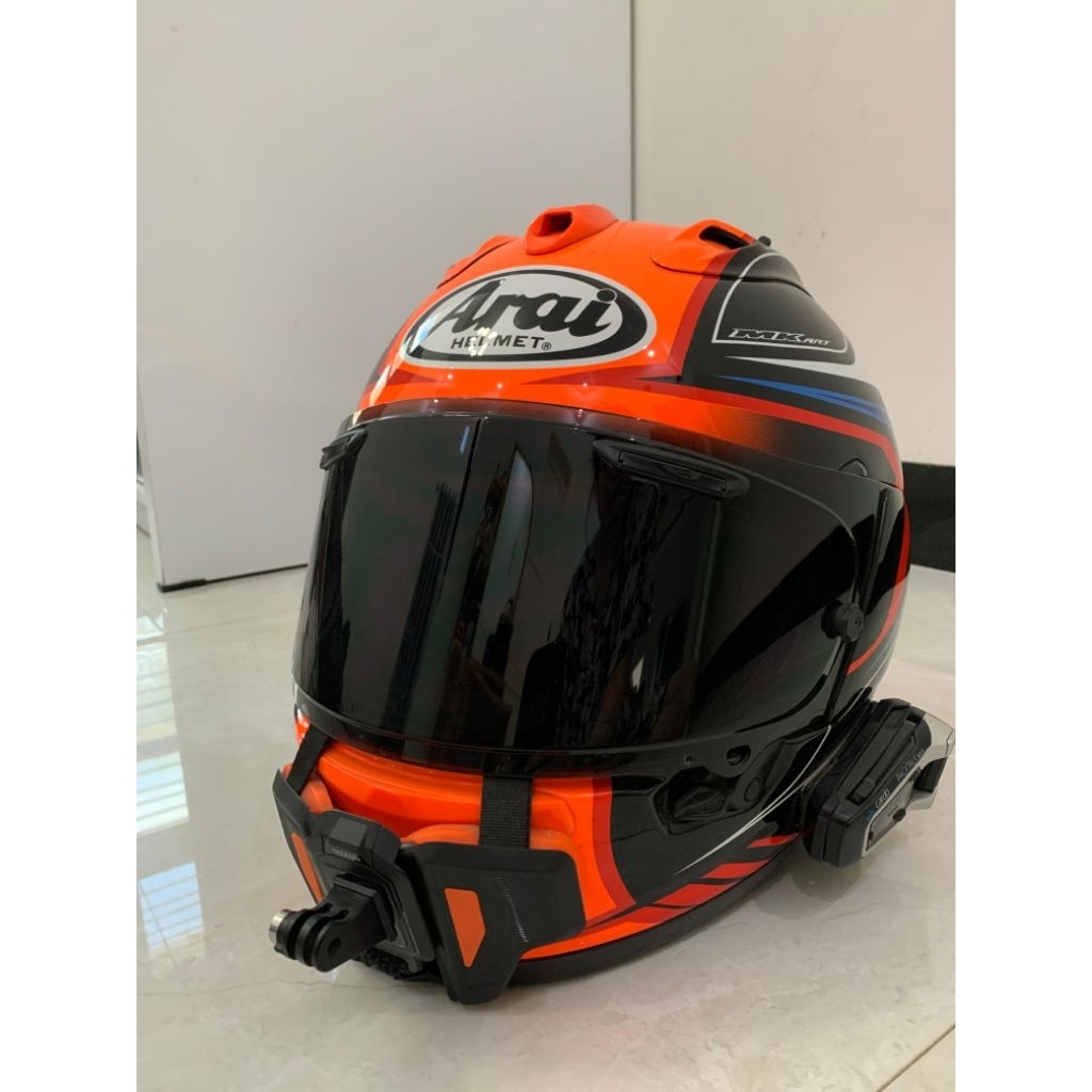Helm Arai Include Cardo Packtalk Bold dan aksesorisnya