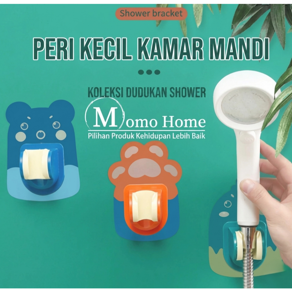 MOMO Gantungan Shower Mandi Dudukan Shower Tempel Bentuk Karakter