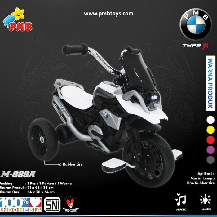 Mainan Anak Sepeda Motor Gowes Non Aki PMB M-888 A