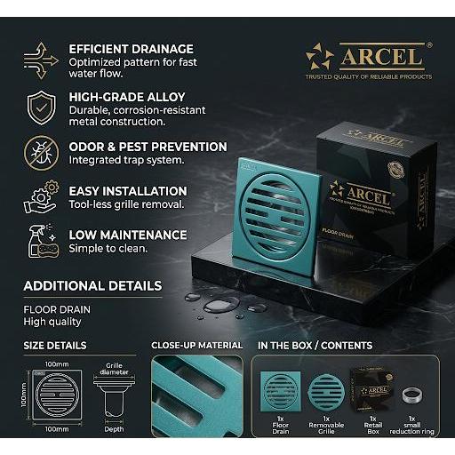 AFUR LANTAI ARCEL A-5 FULL STAINLESS / ARCEL / AFUR KAMAR MANDI