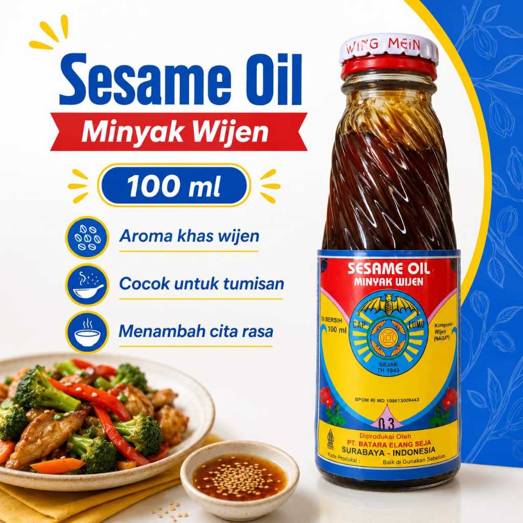 Minyak wijen merk cap lowo