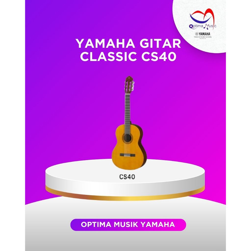 Gitar NYLON Yamaha CS40 ORIGINAL uk.3/4 - Gitar Classic Yamaha CS40 Original Yamaha