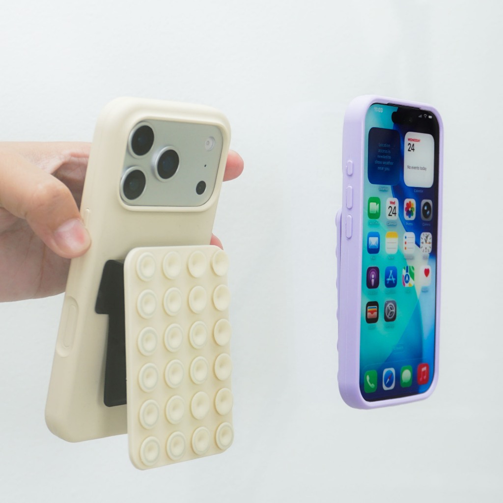 Case Kickstand Tempelan Gurita Perekat Handphone iPhone 11 Pro | 11 | 11 Pro Max | 12/ 12 Pro