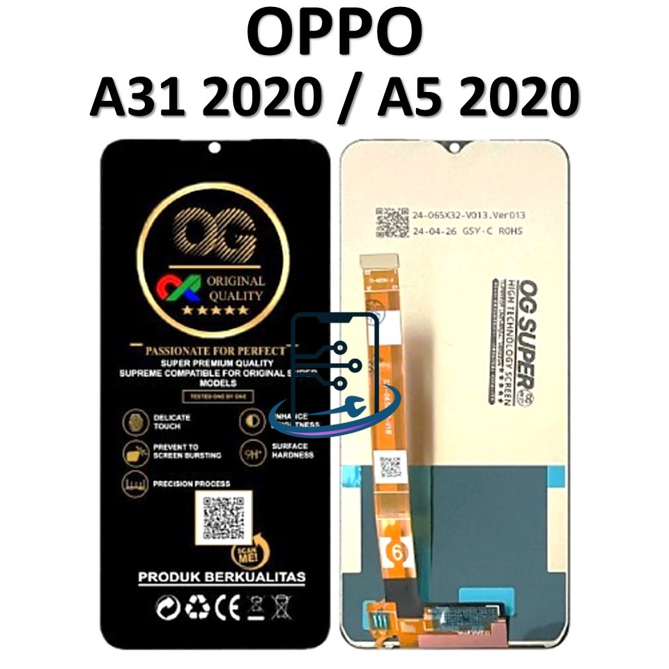 LCD TOUCHSCREEN OPPO A31 2020 / A5 2020 FULLSET ORI 100%