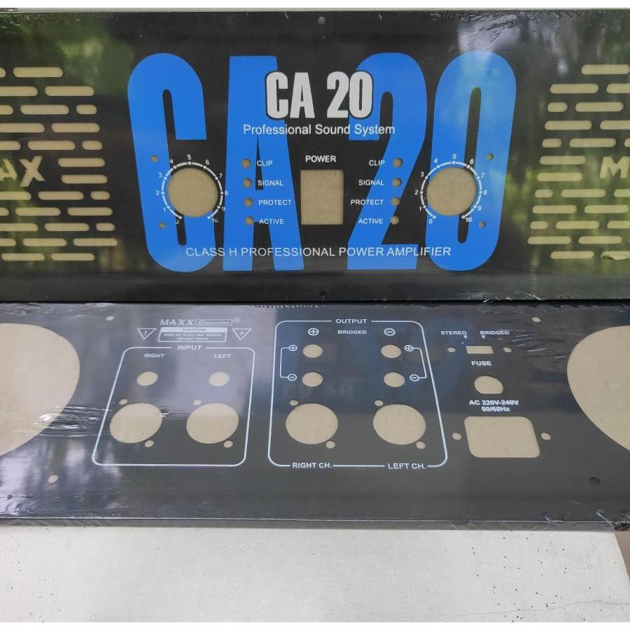 Plat CA 20 Depan Belakang Box CA 20 Bahan Tebal