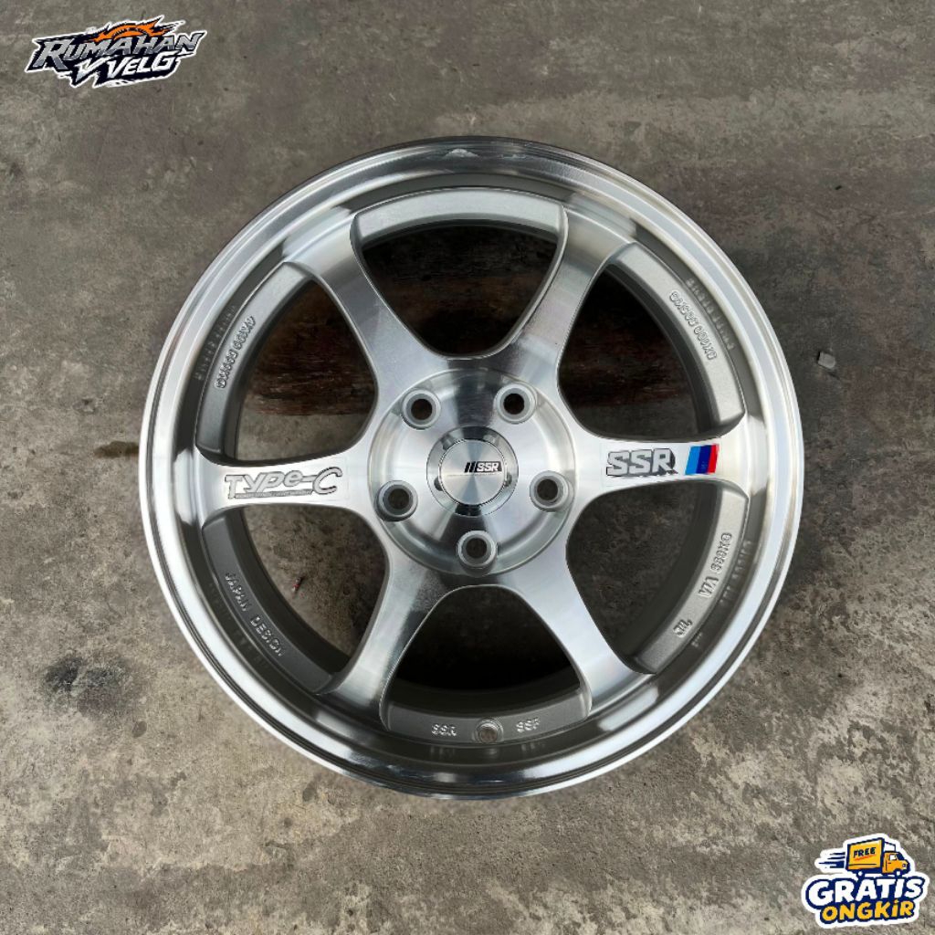 Velg SSR TypeC R16 Untuk Ertiga Luxio Grandmax L300 New Carry Innova Rush Terios Dll