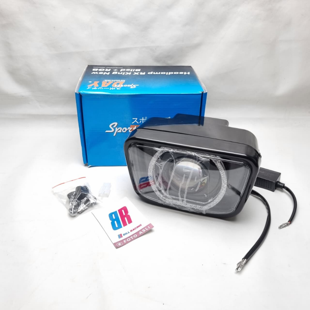 LAMPU DEPAN BILED SPORTS DAY ORIGINAL BILED RX KING RGB