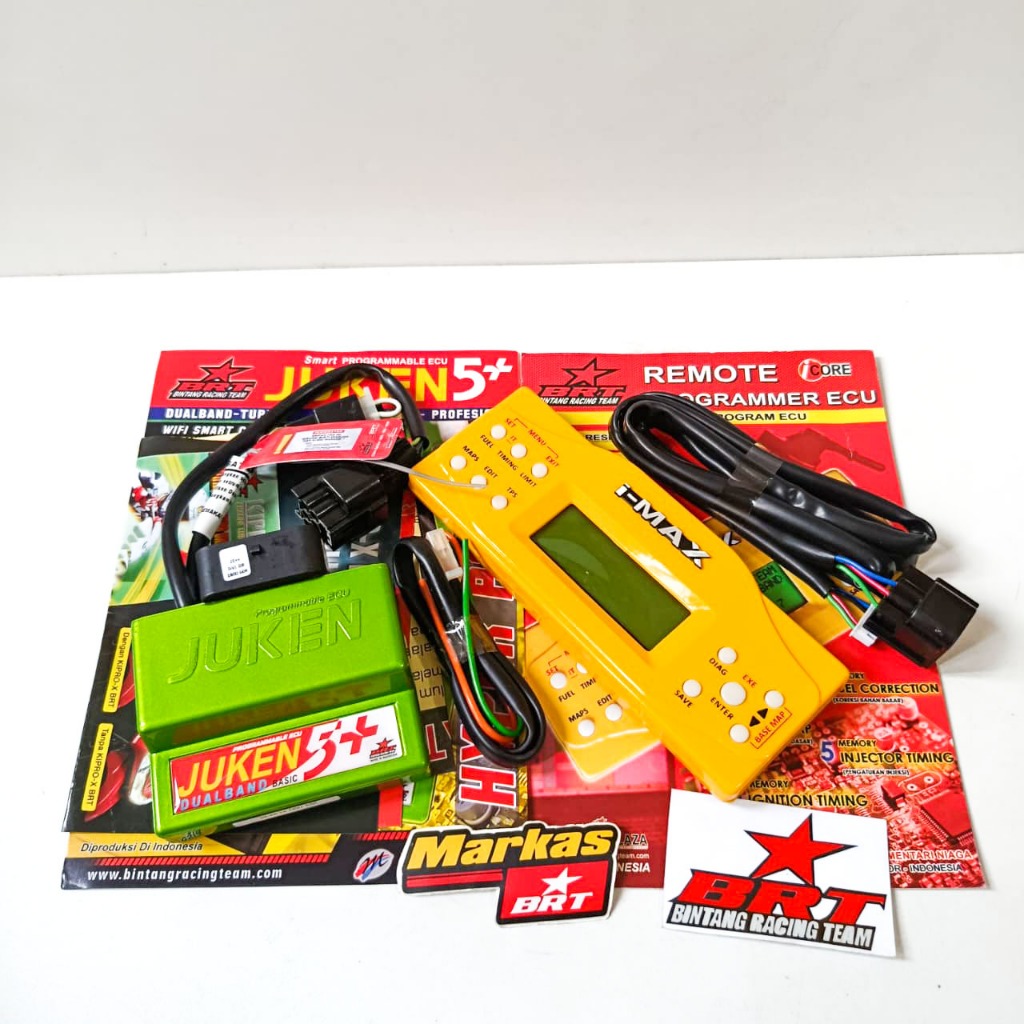 ECU JUKEN 5++ PLUS REMOTE JUKEN BRT NEW VIXION LIGHTING NVL & R15 V2 RACING TURBO DUALBAND