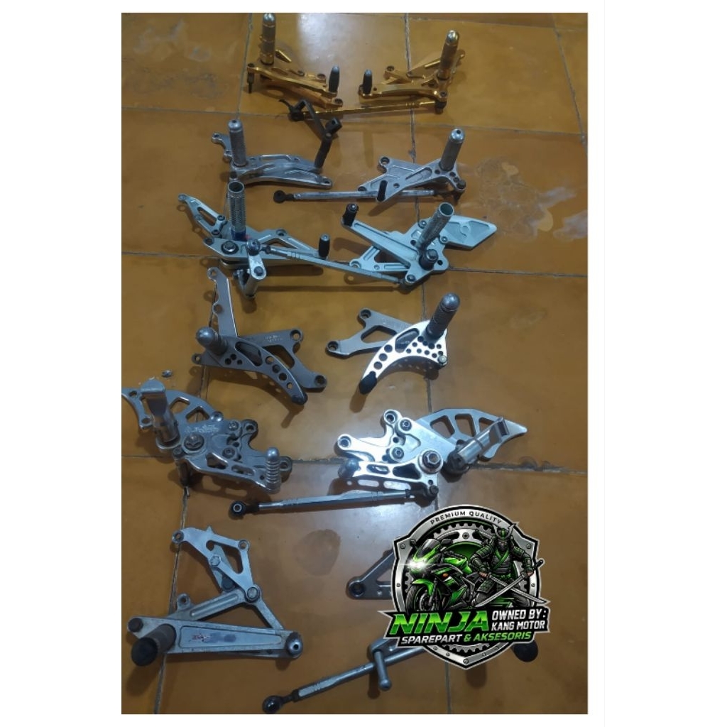 Footstep Racing Underbone Ninja RR / Ninja R SS Copotan Variasi - Step Gantung UB Racing DKT Nui Yos