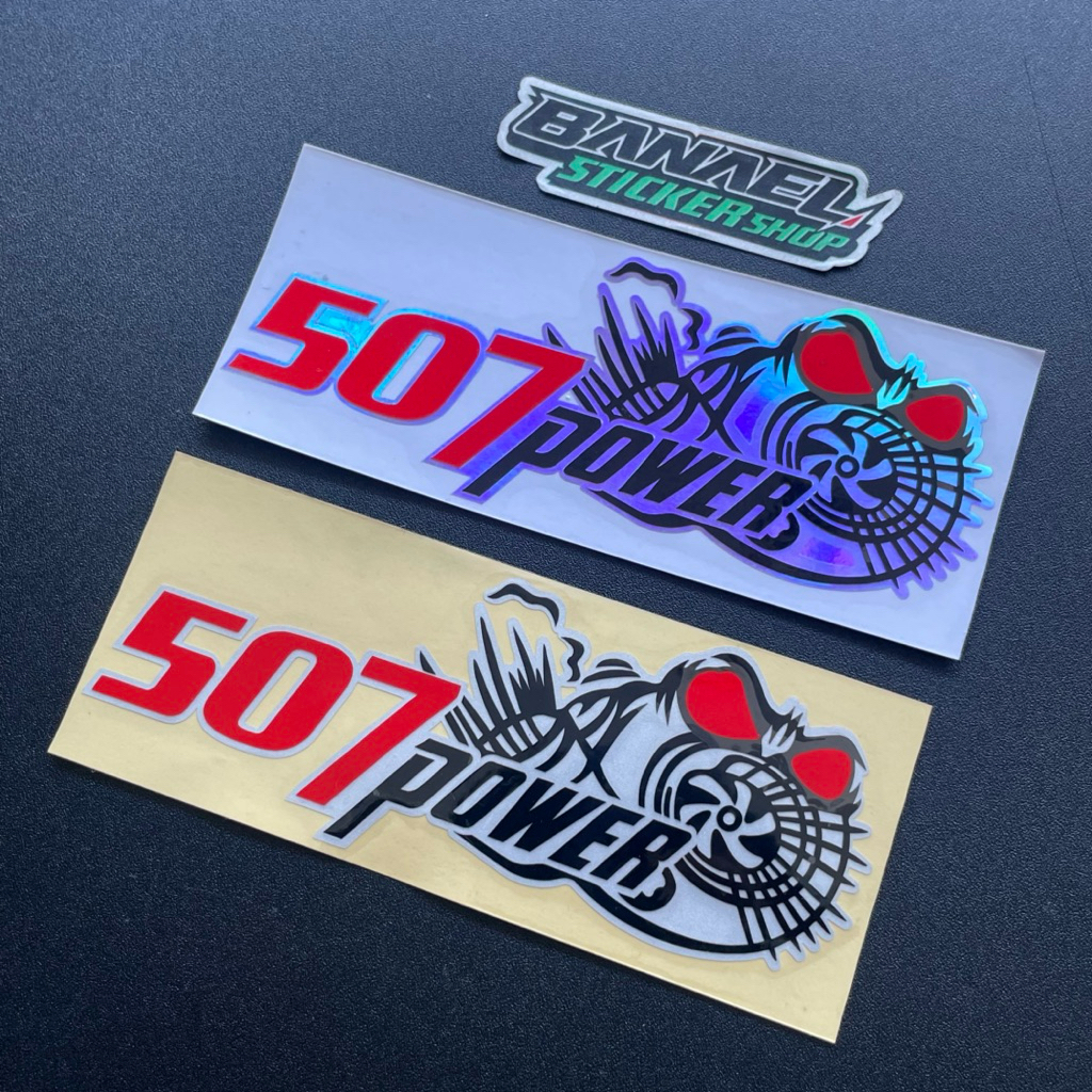 Sticker Stiker 507 Power Cutting