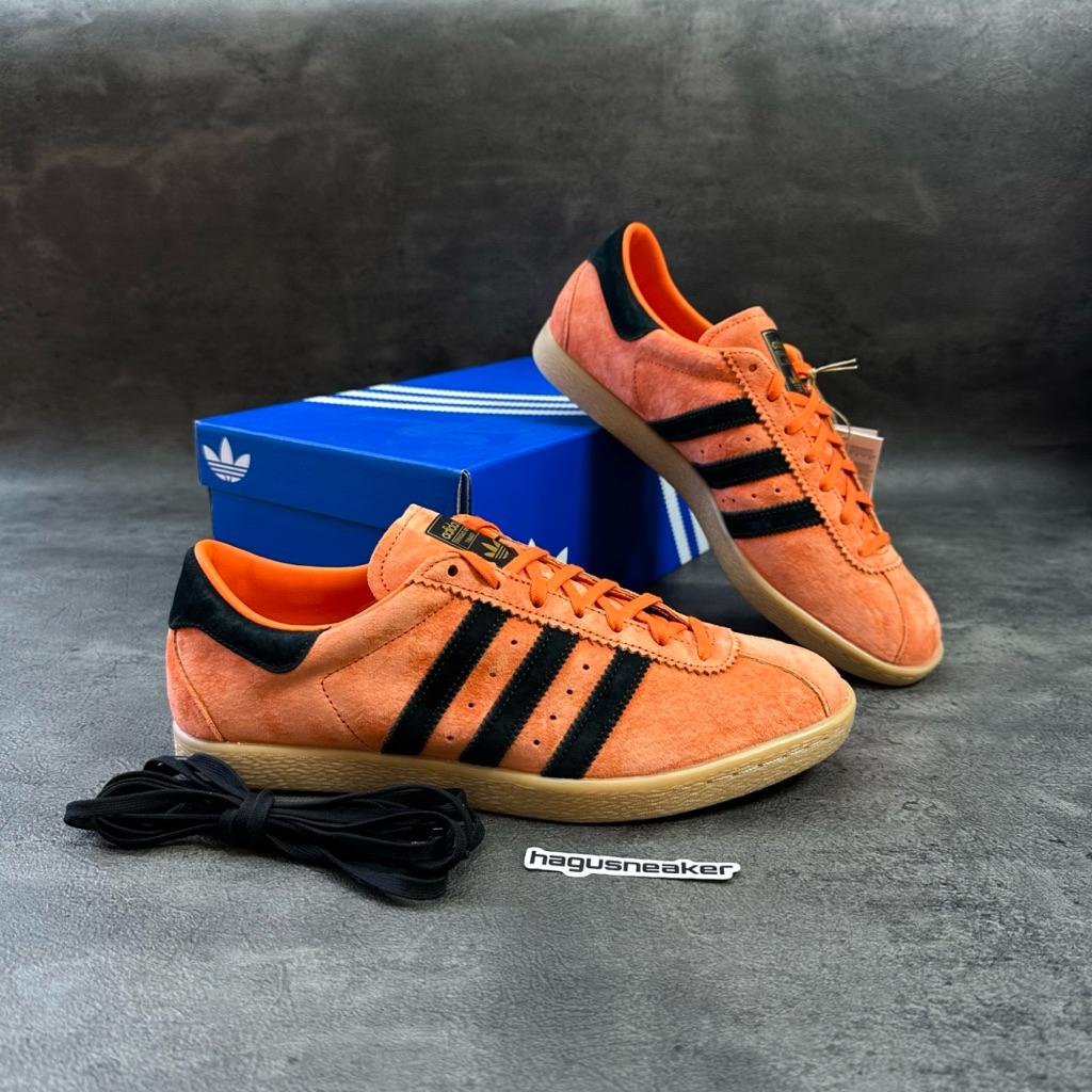 ADIDAS TRINIDAD AND TOBAGO ISLAND SERIES [ORANGE/BLACK] #JR4774 HAGUSNEAKER GARANSI 100% ORIGINAL