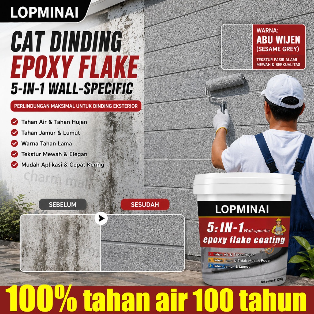 cat dinding sand texture 1200g cat tembok epoxy dinding cat tembok dinding teksture tipe sand stone 