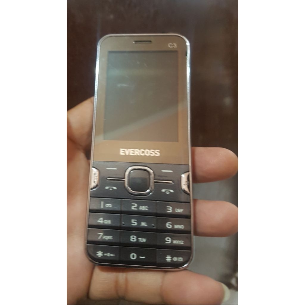 hp jadul antik Evercoss c3 normal