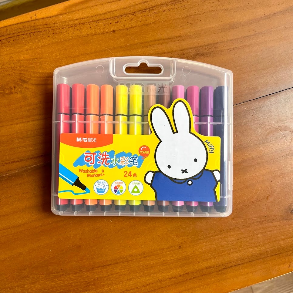 Spidol Mewarnai Karakter Miffy Spidol Stabilo Karakter Kartun Alat Tulis Perlengkapan Sekolah Unik L