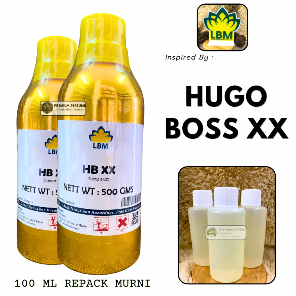 Bibit Parfum H Boss XX 100 ml By LBM Fragrance - Bibit Parfum Murni Tanpa Campuran LBM - Bibit Parfu