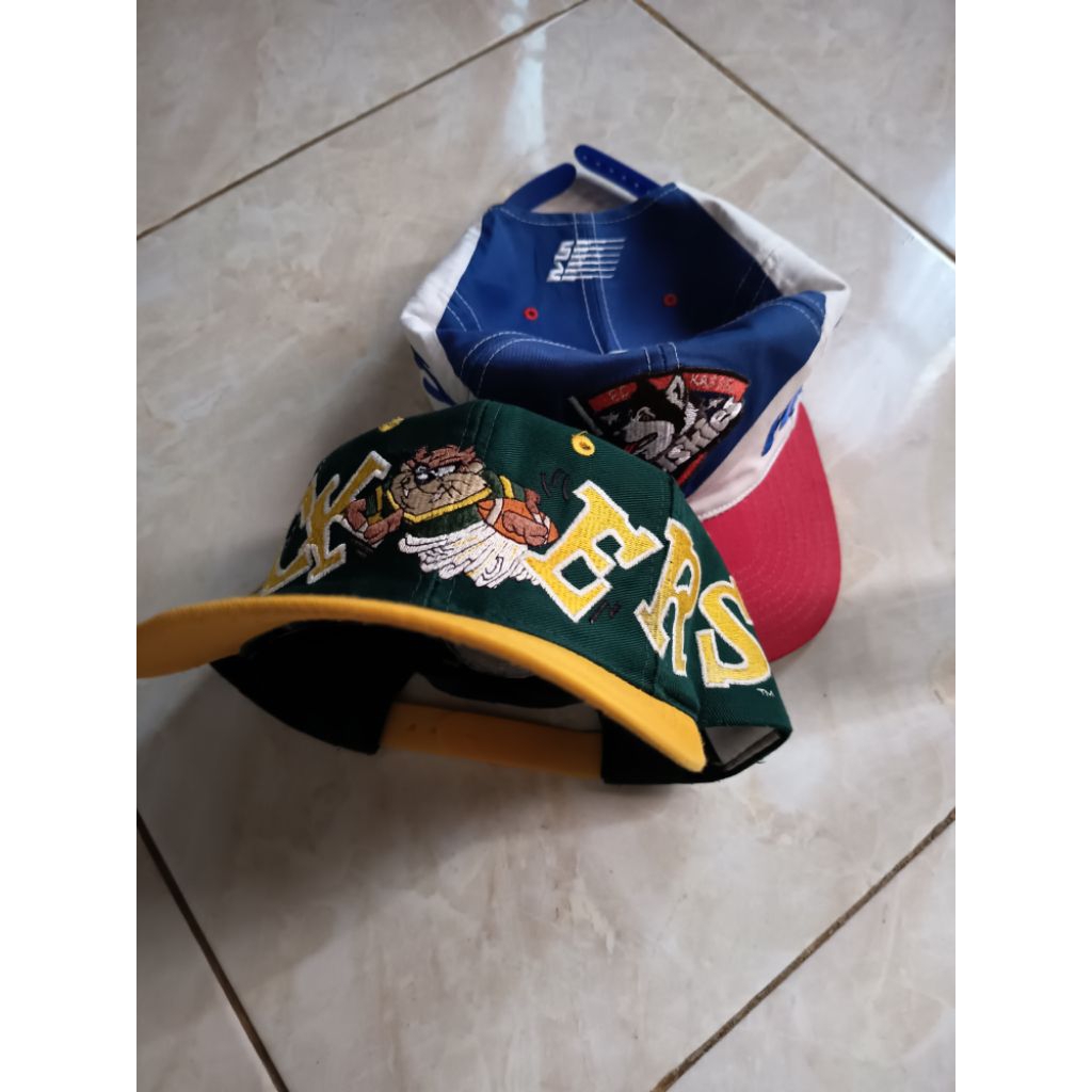vtg snapback green bay Packers kolep Tazmania