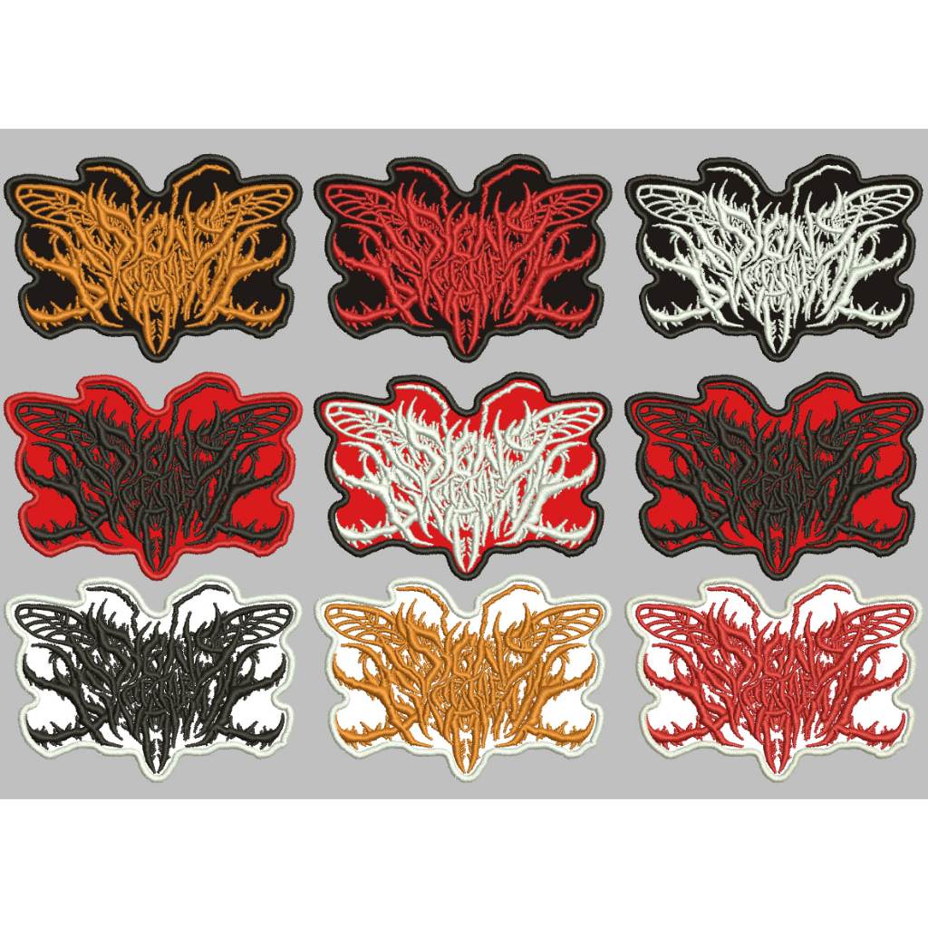 PATCH BORDIR-BAND MUSIC METALL SIGNS OF THE SWARM VARIASI EMBROIDERY