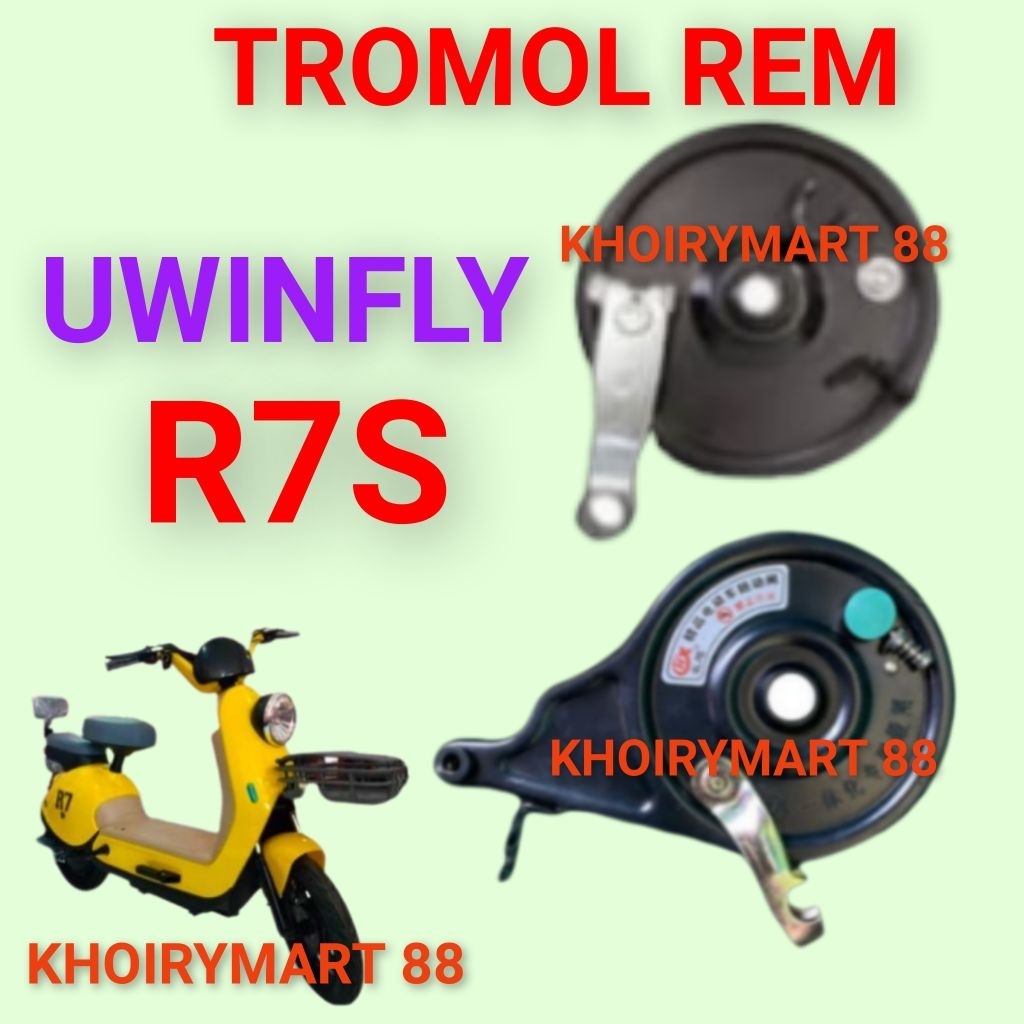 tromol rem uwinfly r7s rumah kampas rem sepeda listrik uwinfly r7s