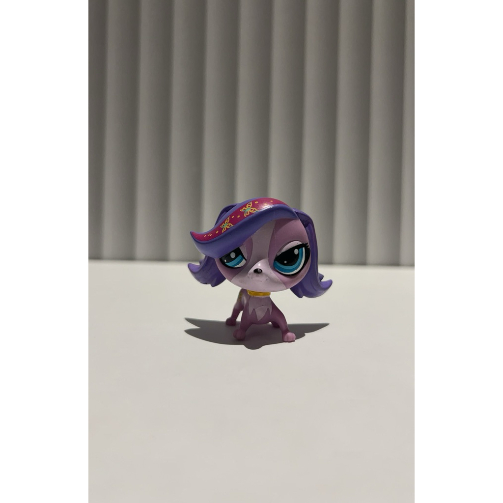 LPS Zoe Trent Purple Spaniel Blue Eyes Butterfly
