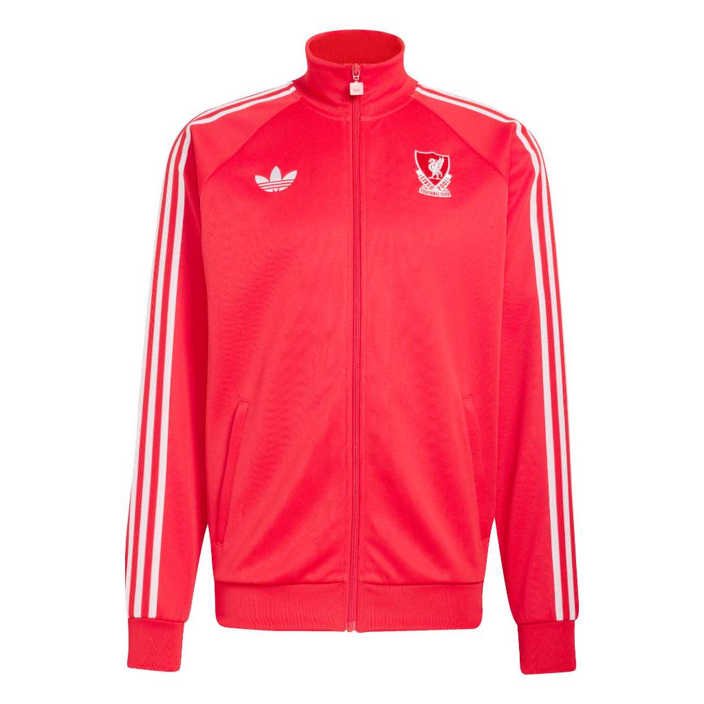 Liverpool FC adidas Originals Track Top - Official LFC Jaket Original Pria JZ0144