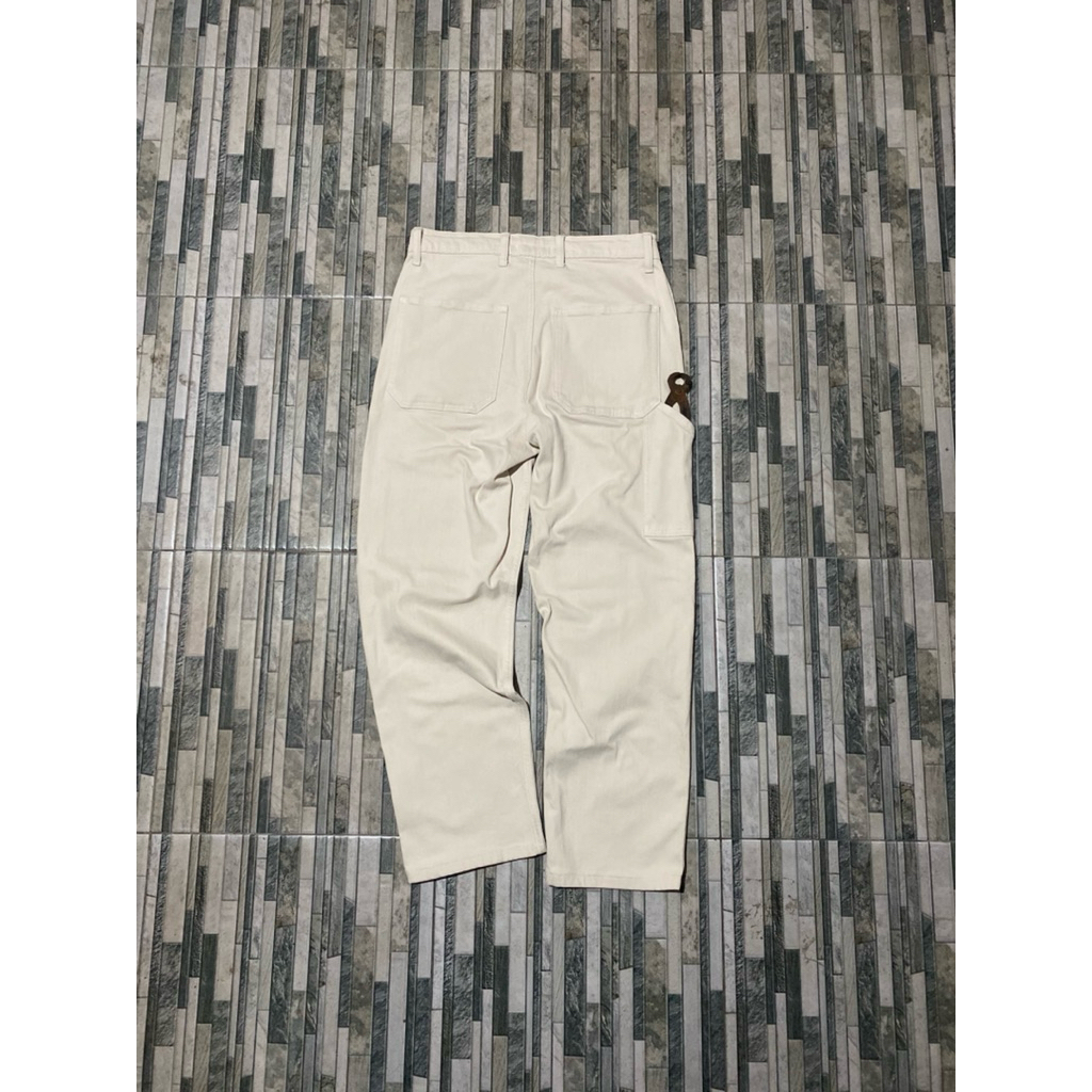 carpenter pants uniqlo broken white