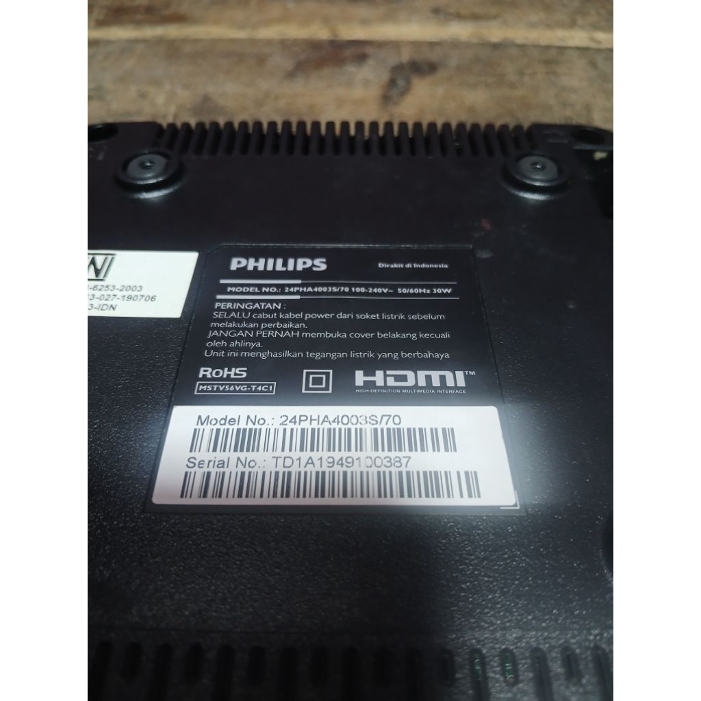 Mainboard tv led Philips 24 inch 24pha4003s