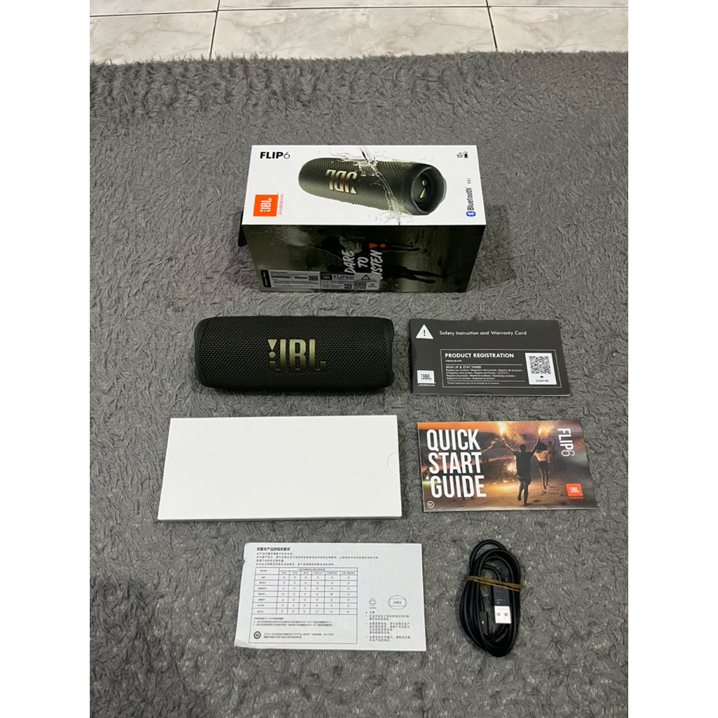 JBL Flip 6 Original Fullset Green
