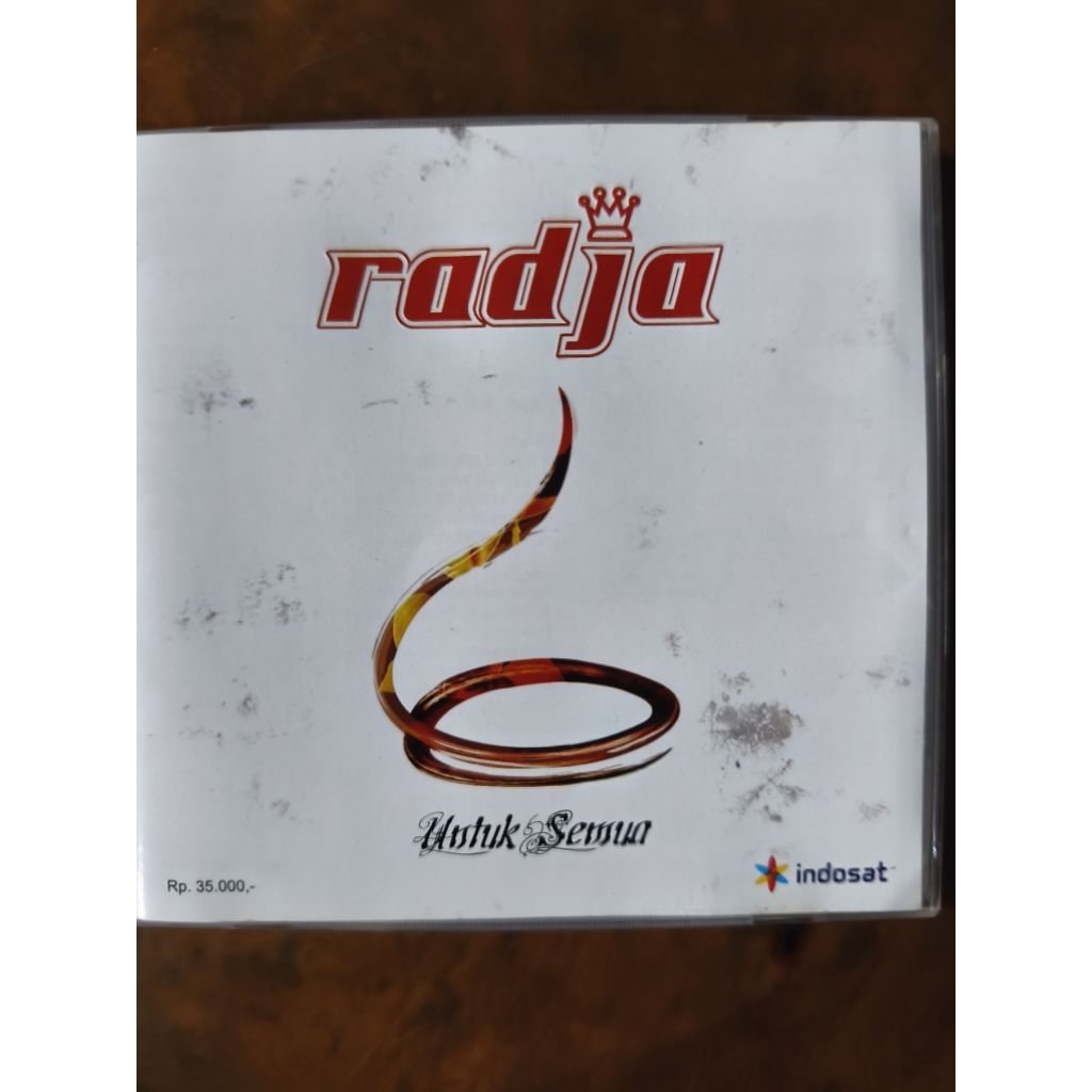 CD Musik original RADJA untuk semua