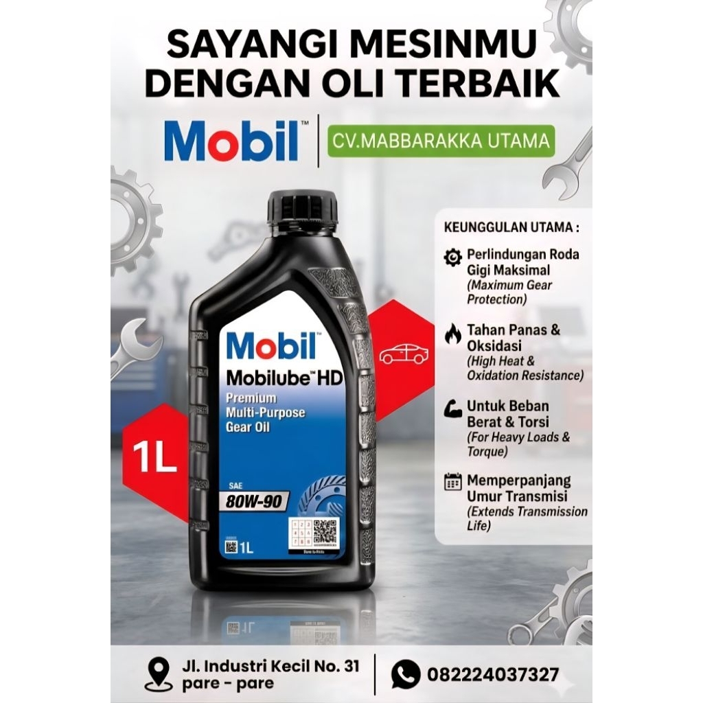 MOBILUBE HD SAE 80W90