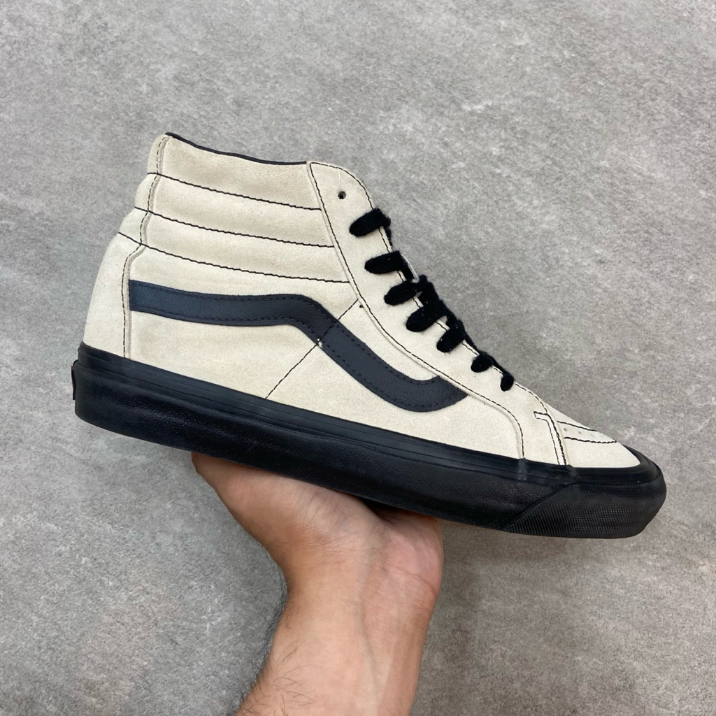 [Size 40.5] Vans Sk8-High 38 DX Grey Black Suede Panelled Second Original Kondisi Mulus No Minus Bis