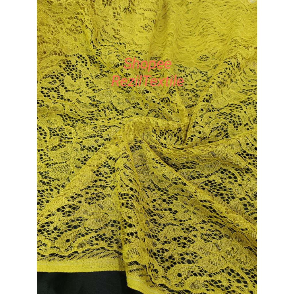 Kain Brukat Lace / Kain Brokat halus / Bahan Kebaya Brukat Murah Bagus / Kain Brukat Meteran / Kebay