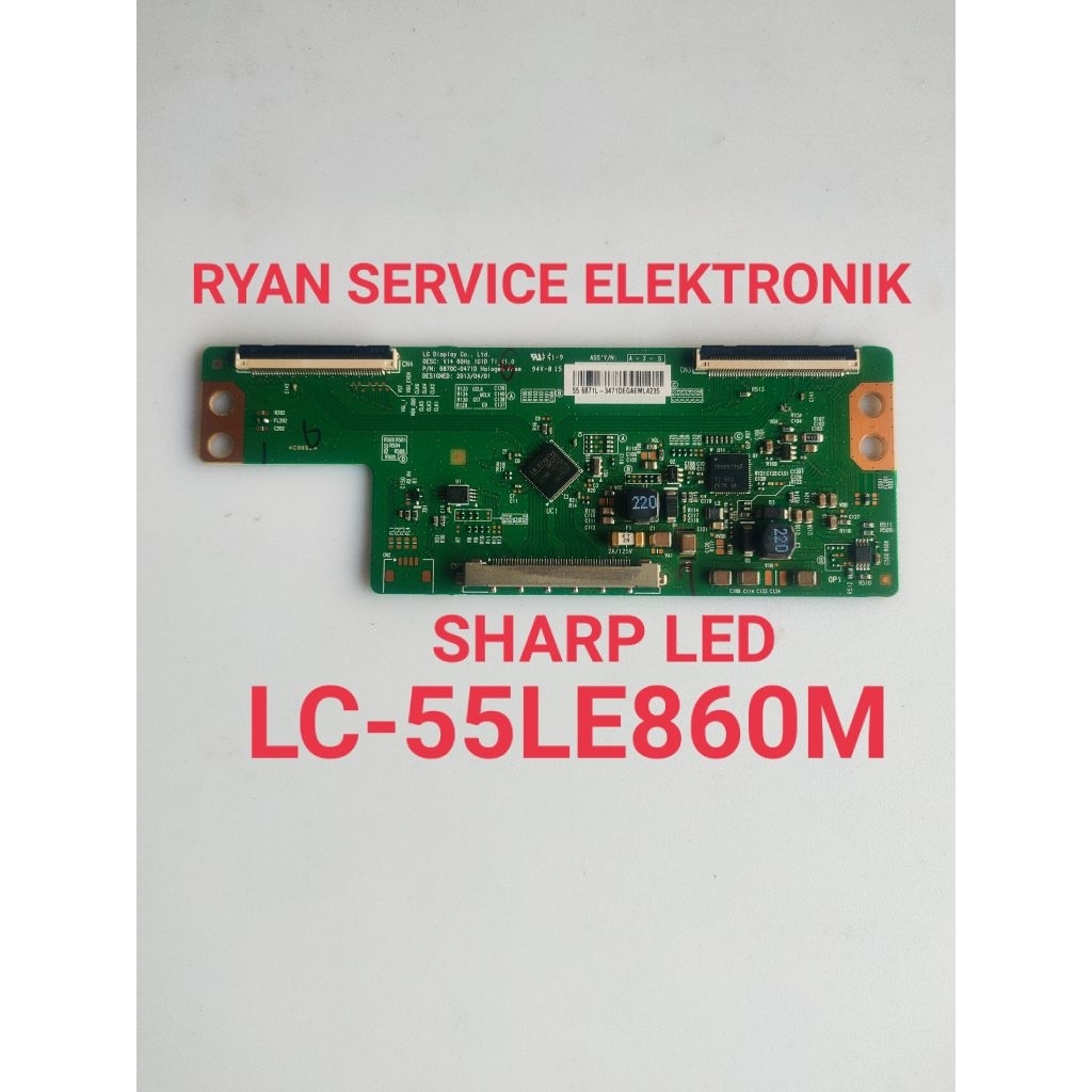 T CON TCON TV LED SHARP LC-55LE860M