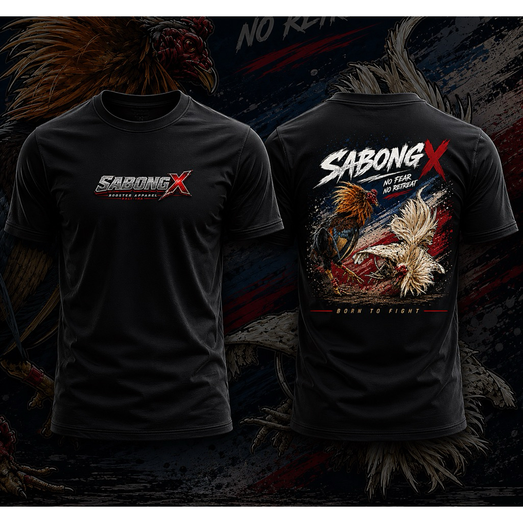 BAJU PENGHOBI AYAM/NO FEAR NO RETREAT