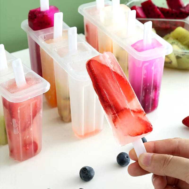 Cetakan Es Krim Lilin Cetakan Es Krim Stik Loli alat cetak jelly ice mold