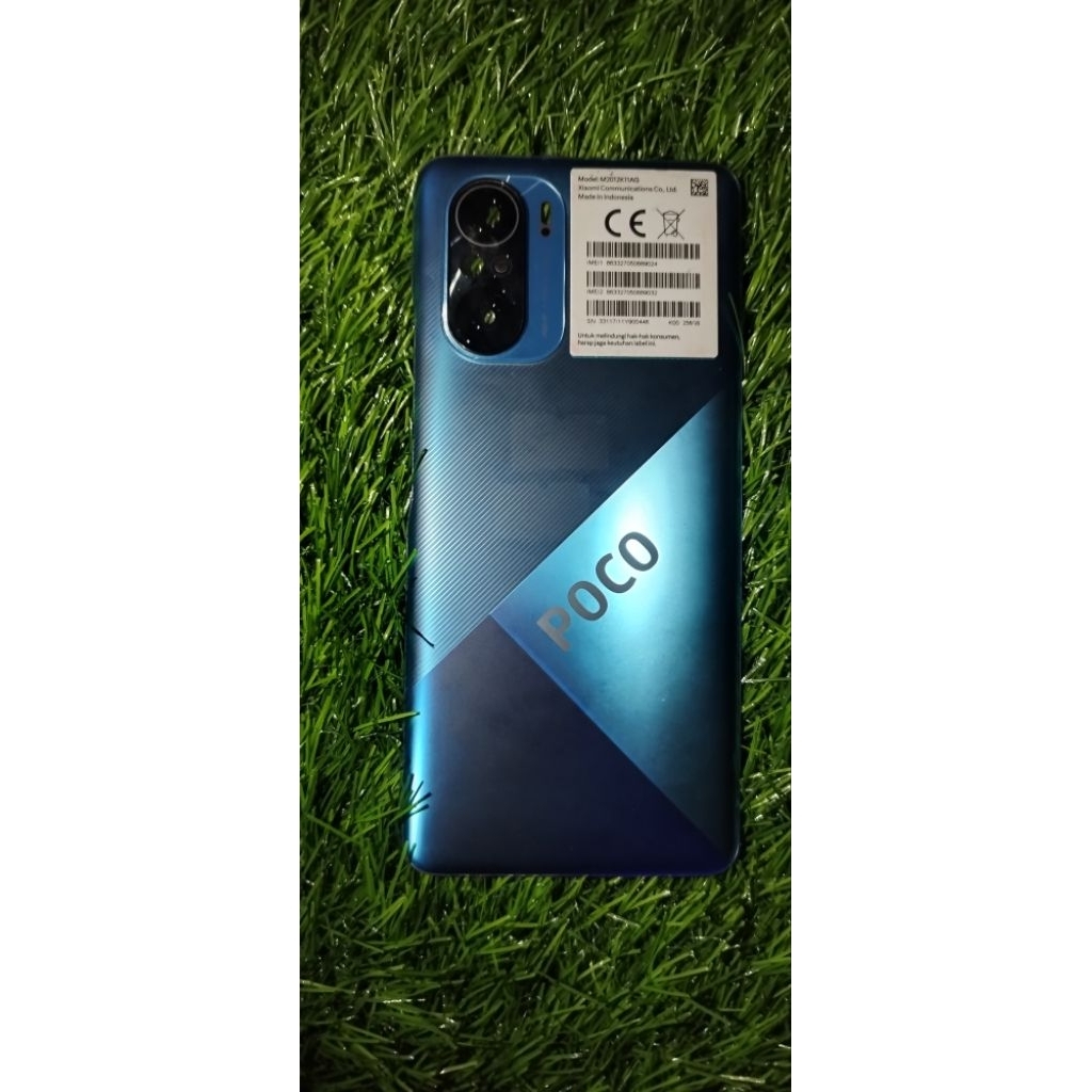 Backdoor tutup belakang+lensa Xiaomi Poco f3 ORI copotan
