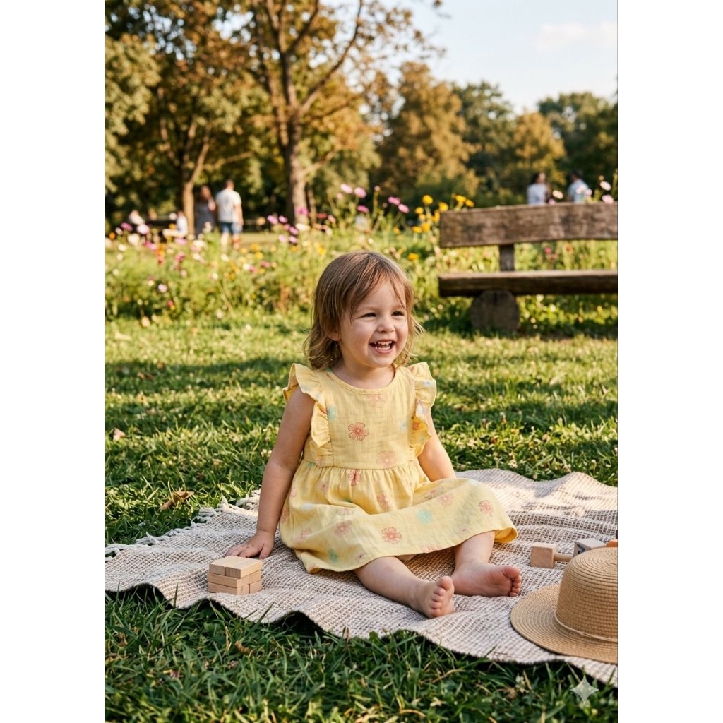 FAIRYTALE KIDS RUFFLE DRESS