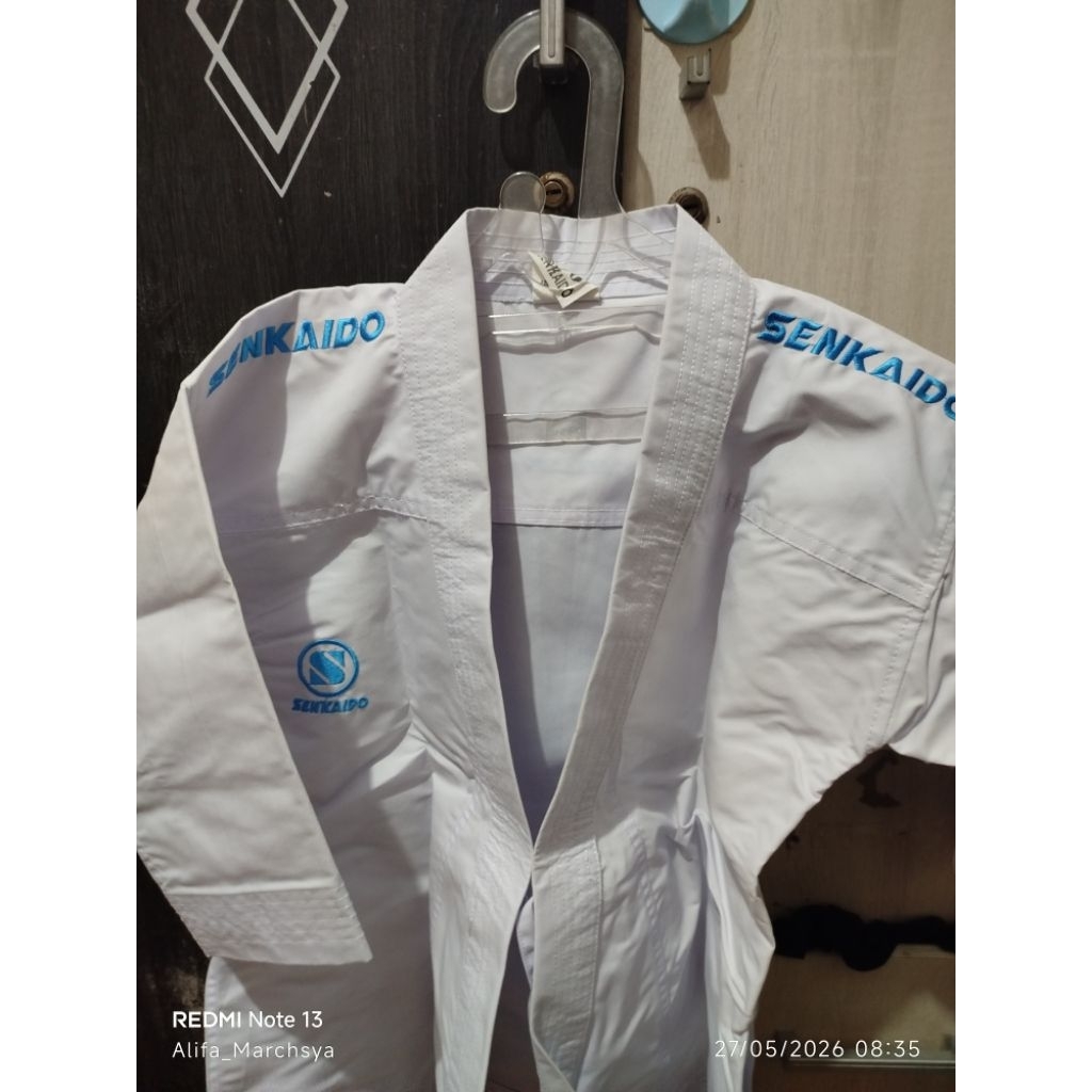 Baju Karate KATA senkaido. preloved plus sabuk kata