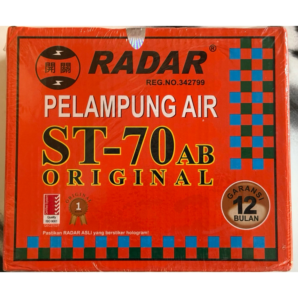 RADAR PELAMPUNG AIR OTOMATIS SANYO ST-70AB ORIGINAL/MURAH/OTOMATIS SANYO/AWET TAHAN LAMA/POMPA AIR