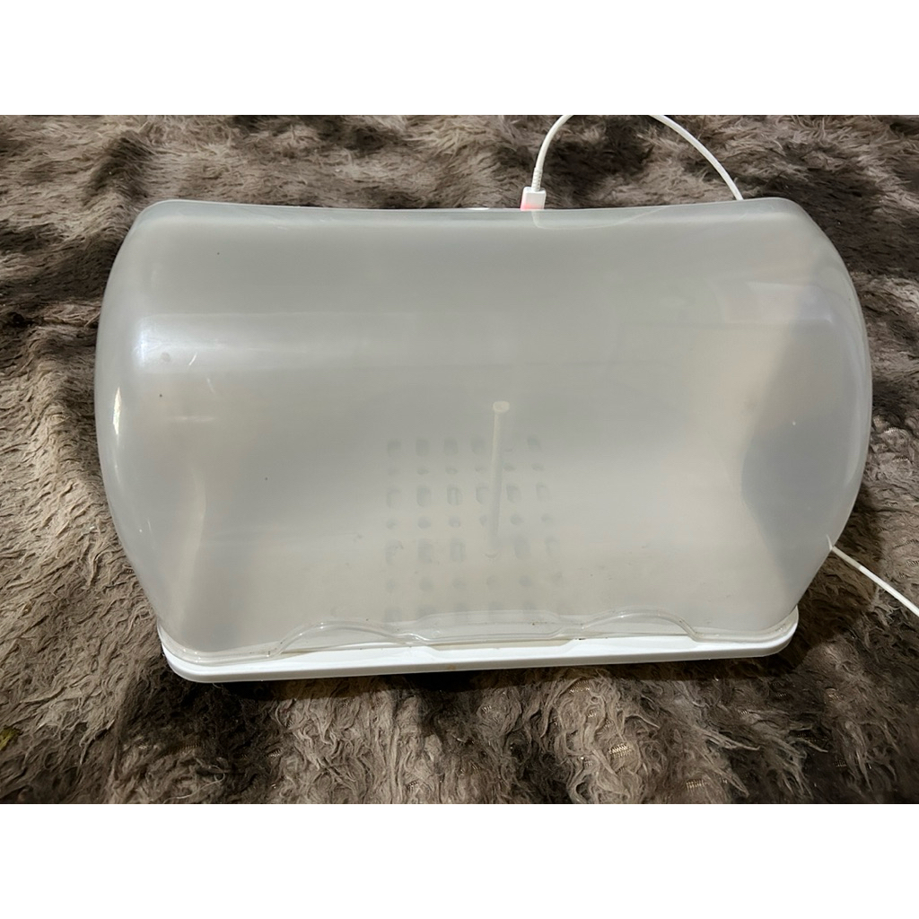 PRELOVED-Sterilizer botol bayi Rak Pengering Botol Bayi Anak Multifungsi Susu Bayi Rak UV Rak Gelas 