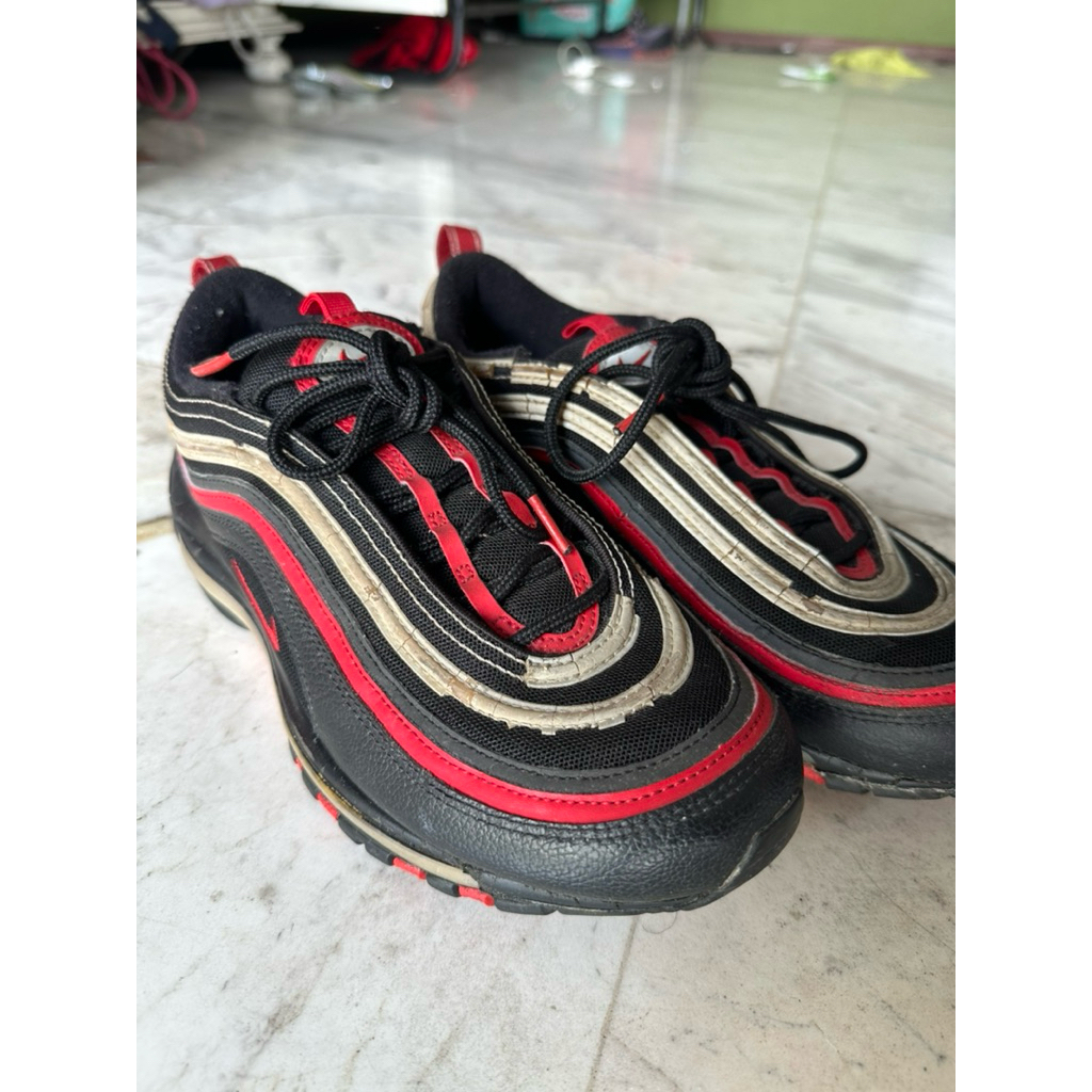 Sepatu Nike AirMax 97 Black and Red ORIGINAL 100%
