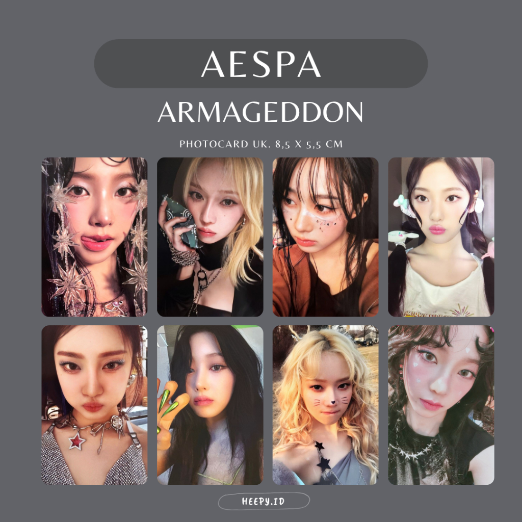 [AE] UNOFFICIAL PHOTOCARD AESPA ARMAGEDDON
