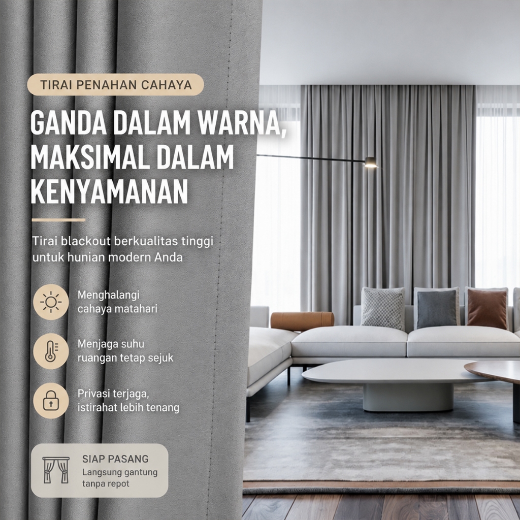 Gorden Kamar Anak Motif Lucu Anti Cahaya Tebal Aman Digunakan