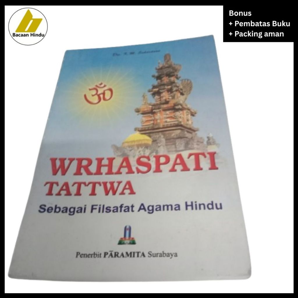 Buku Wrhaspati Wrespati Tattwa Sebagai Filsafat Agama Hindu KM Suhardana Bacaan Hindu.