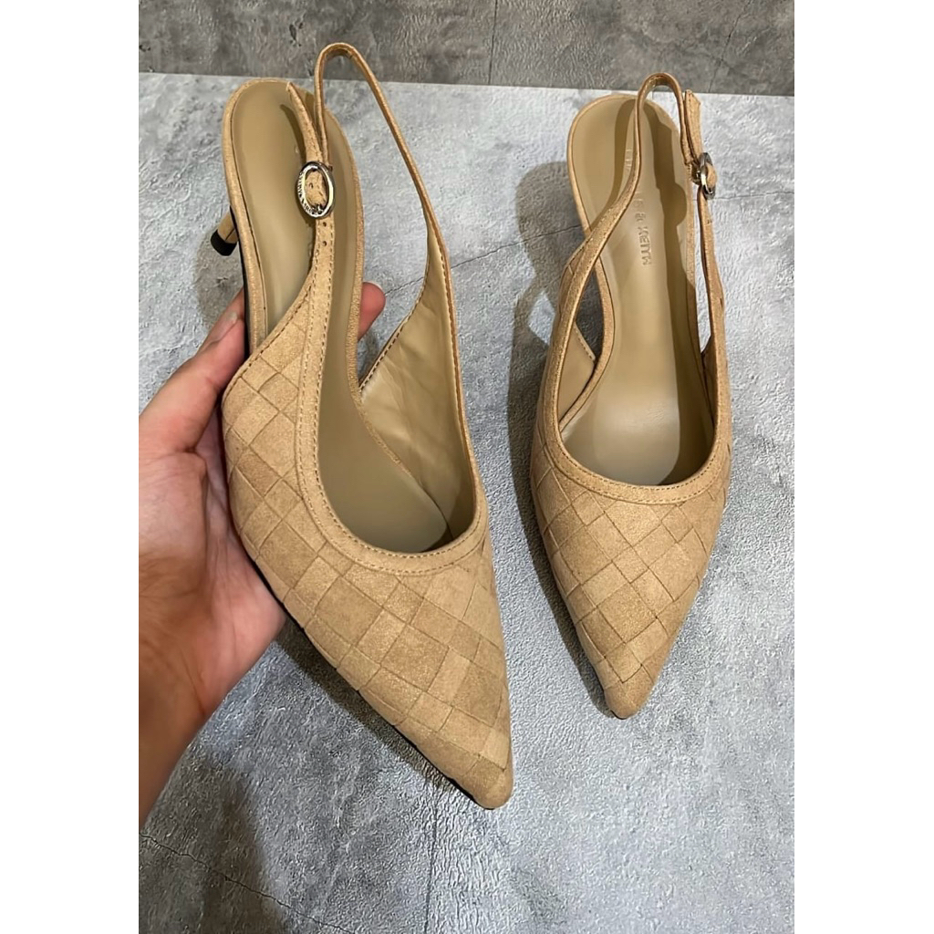 Charles & Keith Flat Shoes - Sand (100% Original)