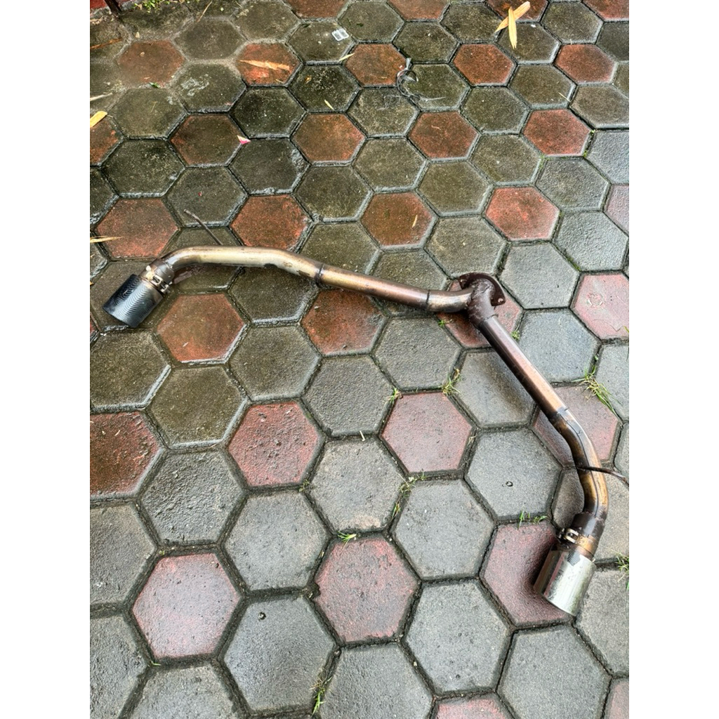 muffler knalpot bolt on ex mazda 3 hatchback hb exhaust