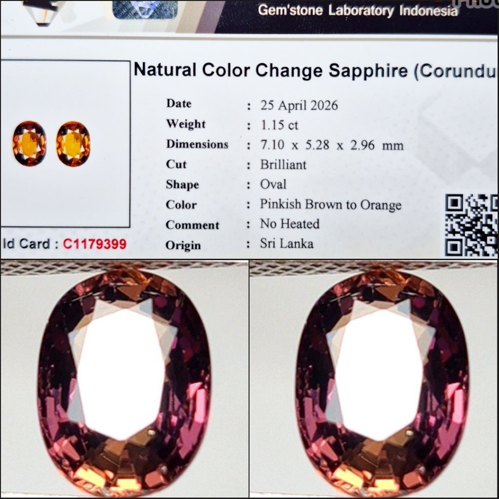 Natural Change Color Sapphire NoHeated Srilanka BiColor Multy Color Clean Top Ksrital Hot item Memo 