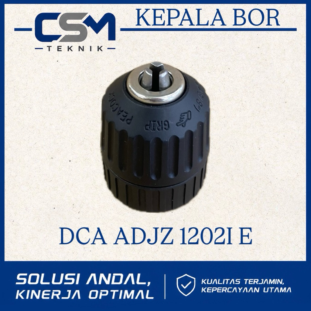 KEPALA BOR BATRE 10MM DCA ADJZ1202I KEPALA BOR BATRE 10MM MEREK DCA TIPE ADJZ 1202I