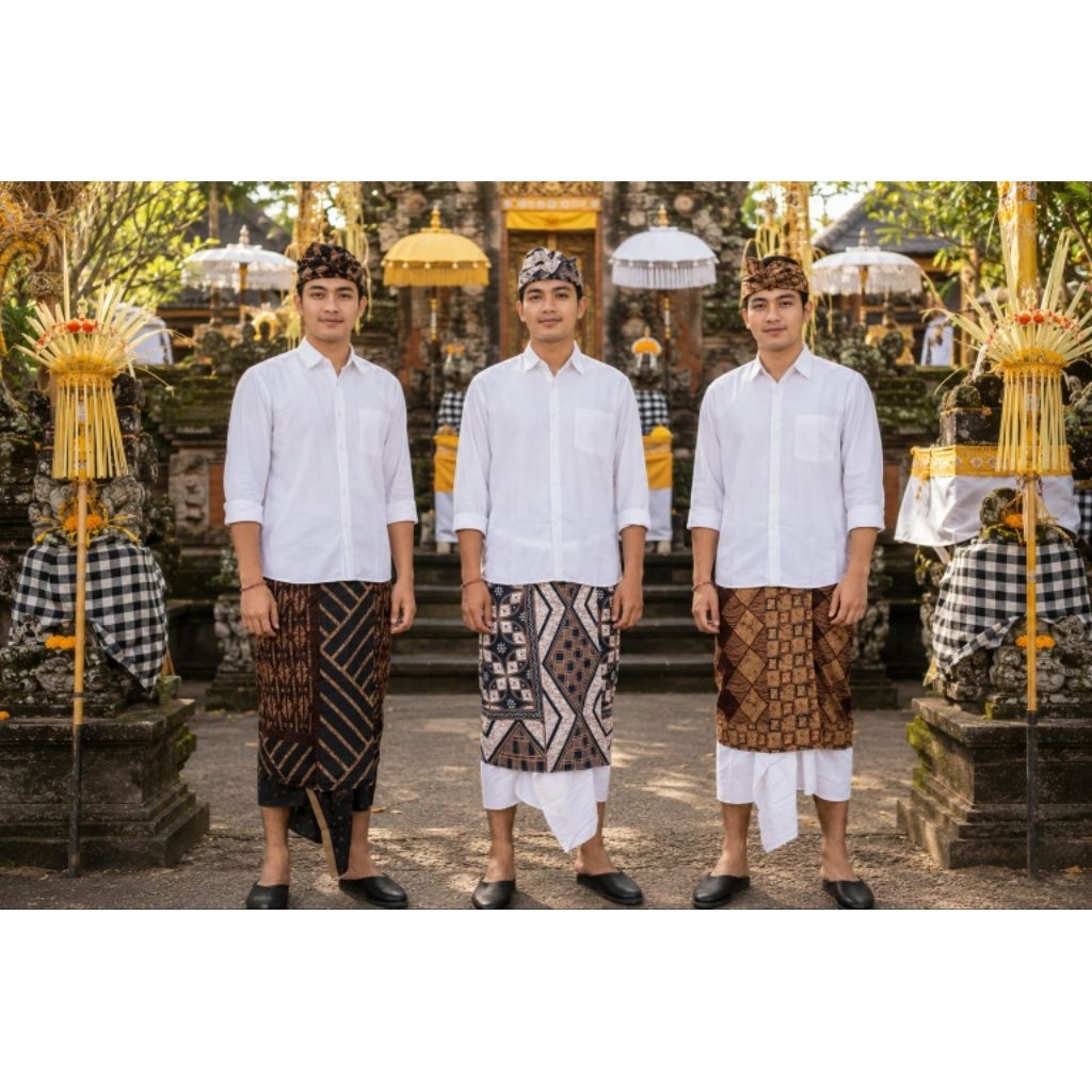 Saput Set Udeng Batik/Saput Batik Set Udeng/Udeng Batik/Saput Dewasa