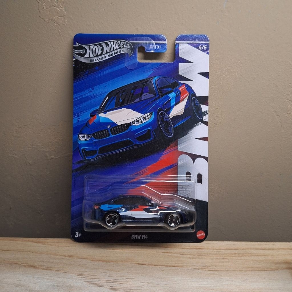 Hot Wheels BMW Series BMW M4 (Blue/ Biru)
